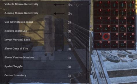 competitive h1z1 settings